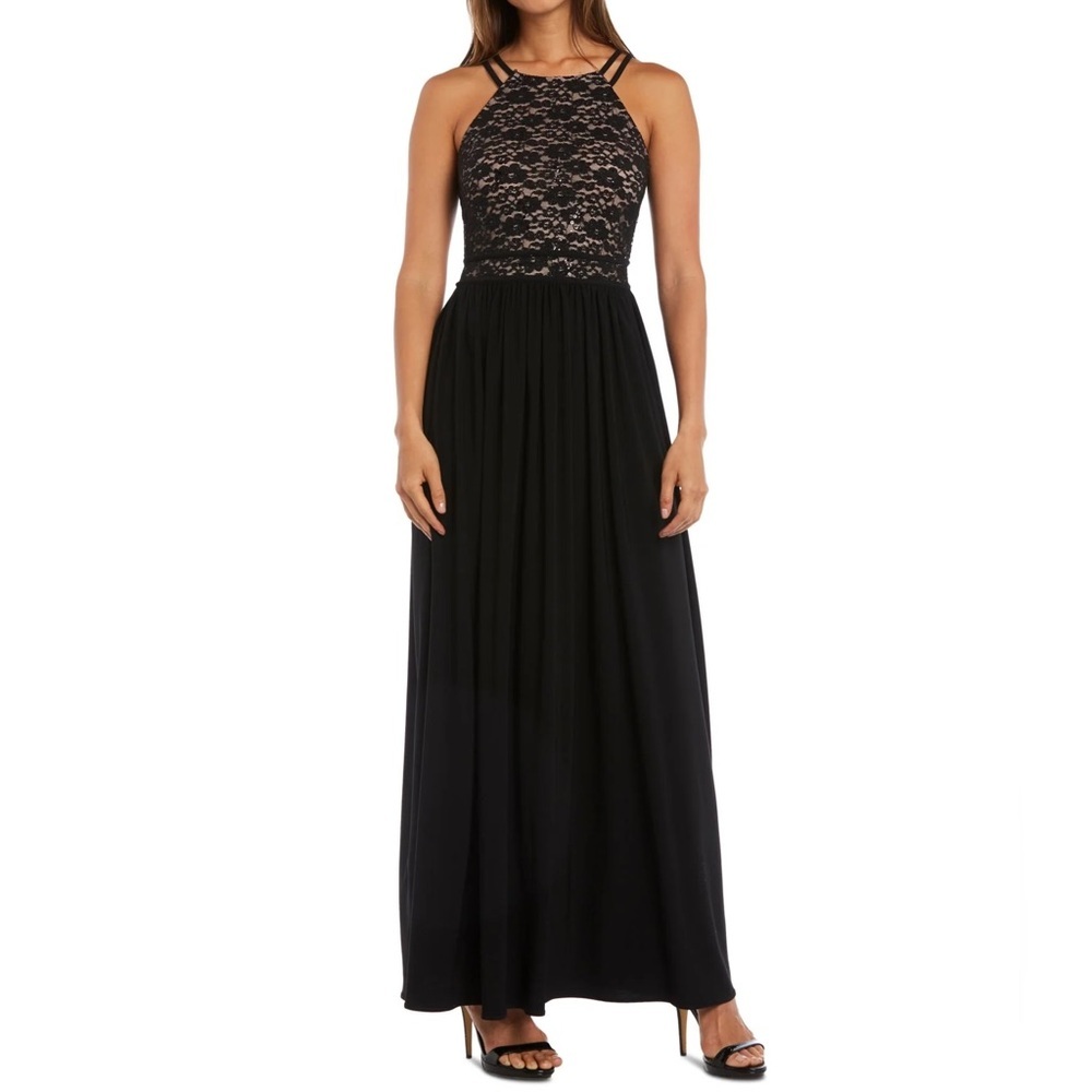 Night Way Collections Lace Maxi Dress